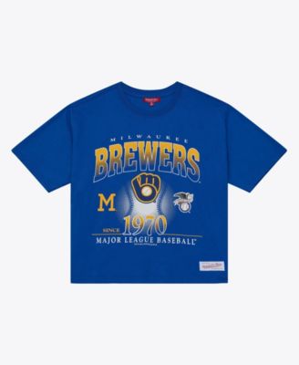 Women's Royal Milwaukee Brewers Street Graphics T-Shirt