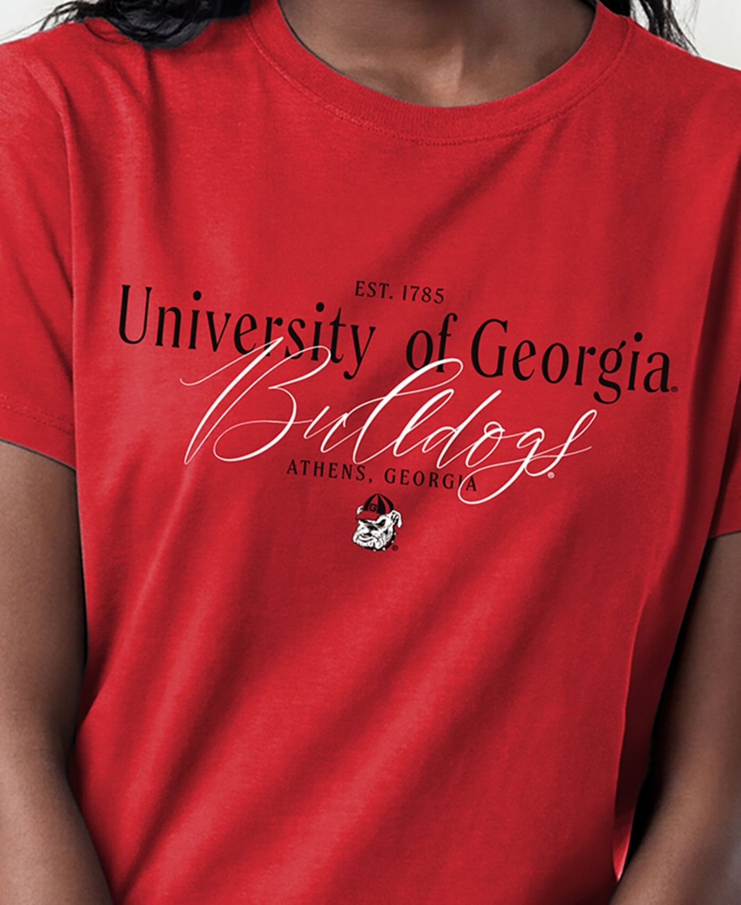 Женская футболка Champion Red Georgia Bulldogs Lifestyle — фото 5
