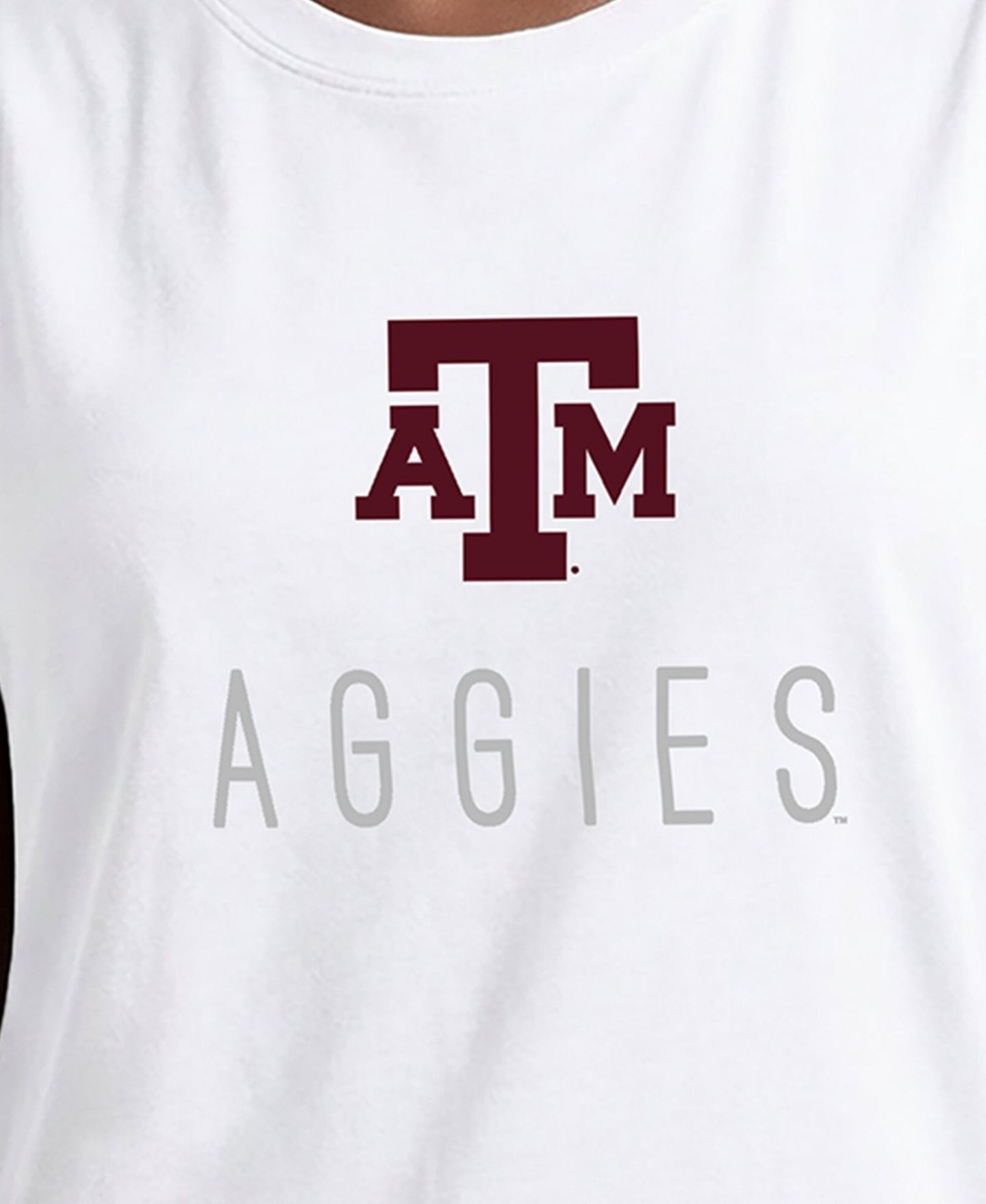 Женский топ Champion White Texas A&M Aggies Lifestyle — фото 5