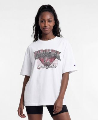 Women's  White South Carolina Gamecocks Retro Oversized T-Shirt