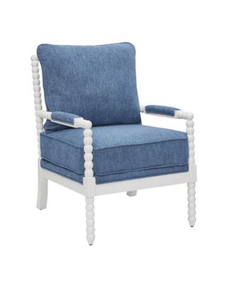 Belvoir Upholstered Spool Accent Chair