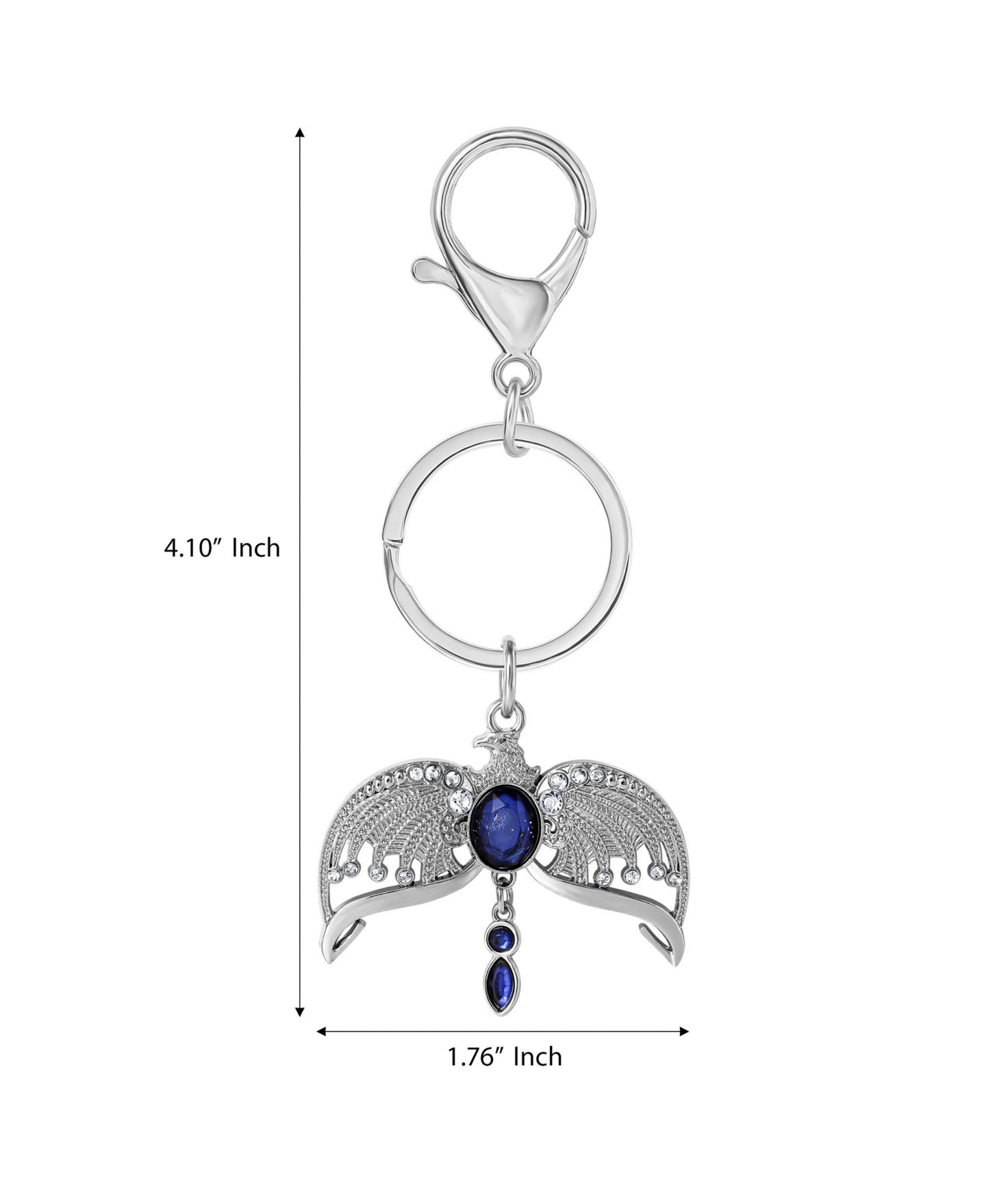 Женский брелок Harry Potter Ravenclaw Diadem Officially Licensed Keychain, цвет: Серебряный — фото 5