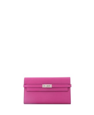Pre-Owned Herm&eacute;s Long Kelly Leather Wallet