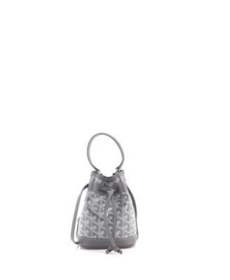 Petit Flot Mini Coated Canvas Bucket Bag