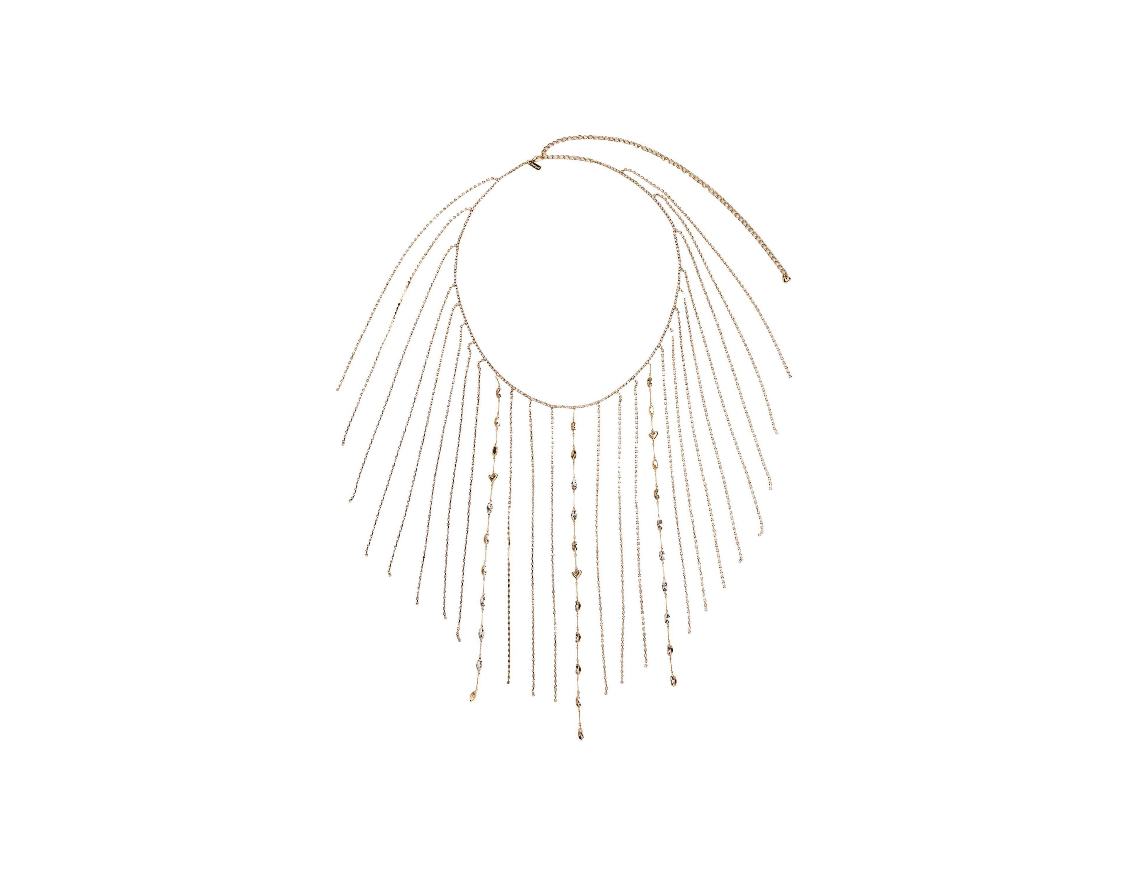 Desigual Women's Fringes Chain Belt