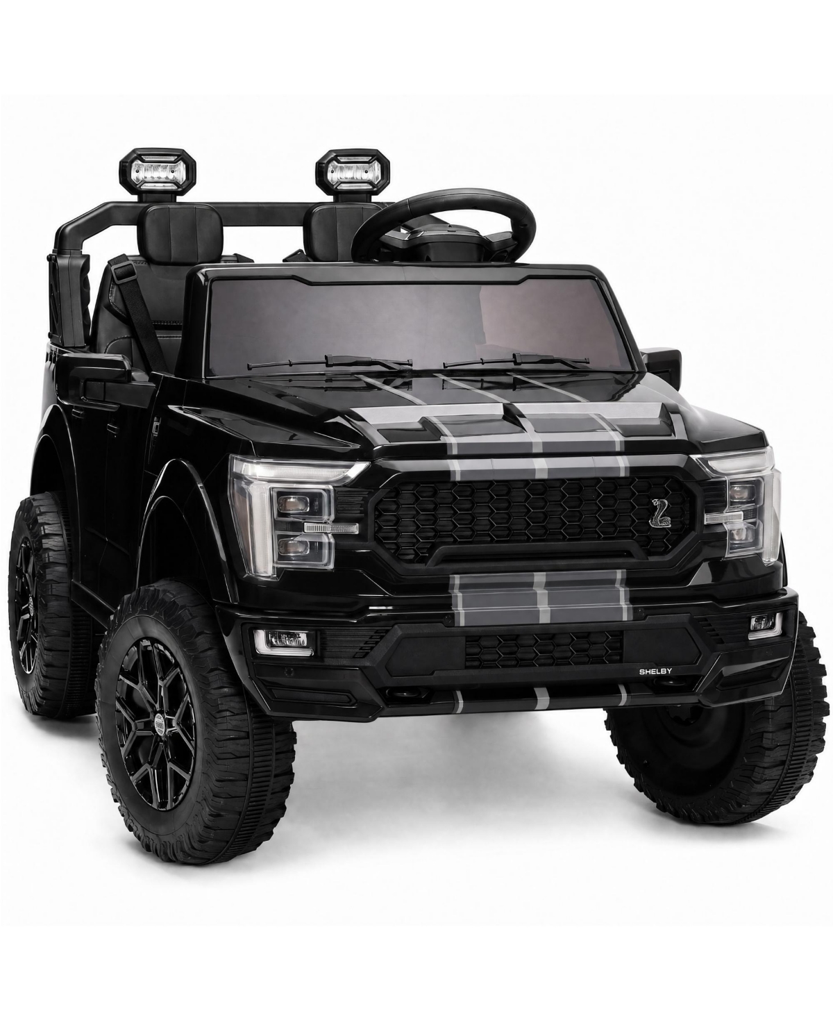 Best Choice Products 24V 2-Seater Ride On Car for Kids, Licensed Ford F-150 Shelby Electric with Parent Remote