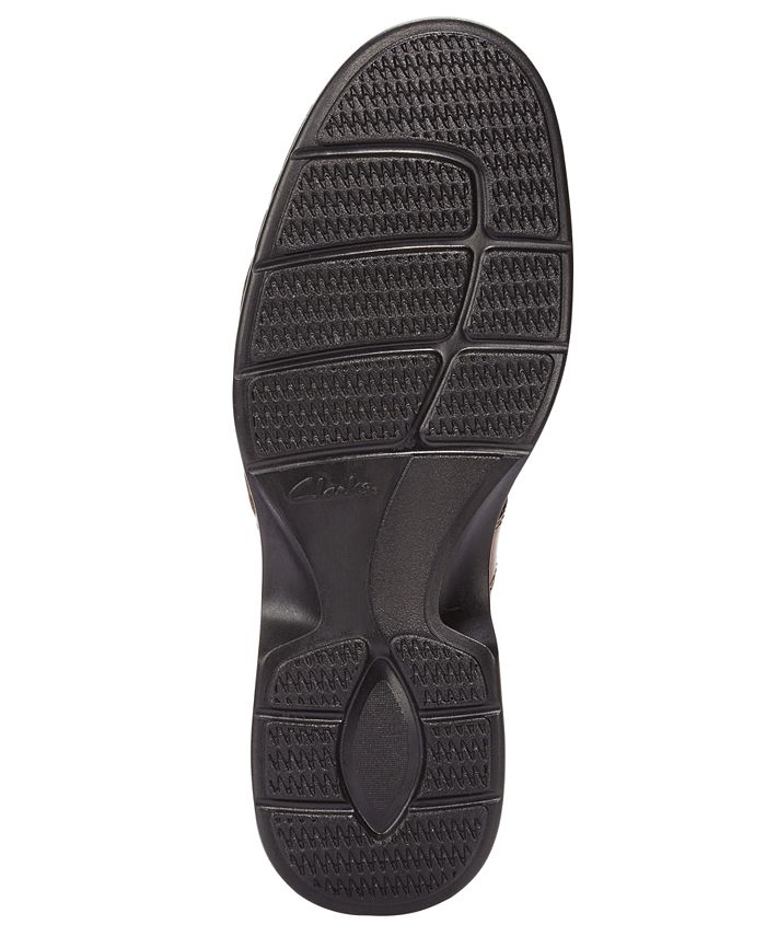 clarks men's touareg vibe oxford black
