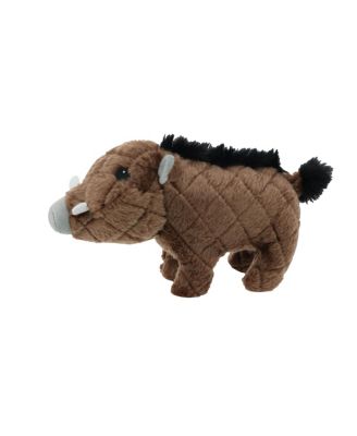 Safari Warthog, Durable Plush Squeaky Dog Toy