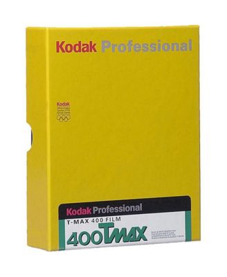 T-MAX 400 ISO 400 Black and White Large Format Film, 50 Sheets