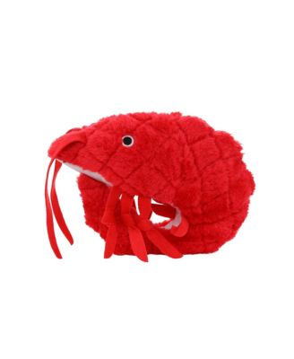 Ocean Prawn, Durable Plush Squeaky Dog Toy