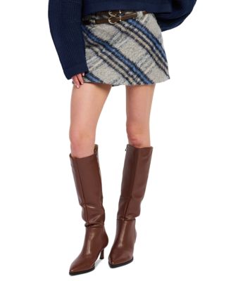 Women's Imogen Plaid High-Waisted Mini Skirt