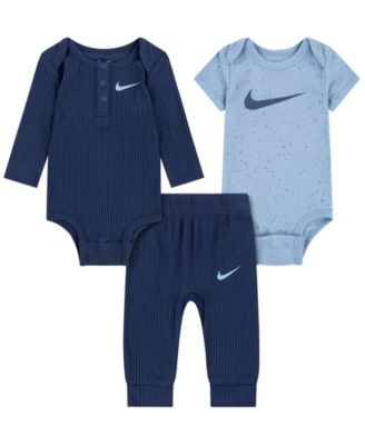 Baby Boys' Readyset Ribbed Bodysuits and Pants, 3-Piece Set