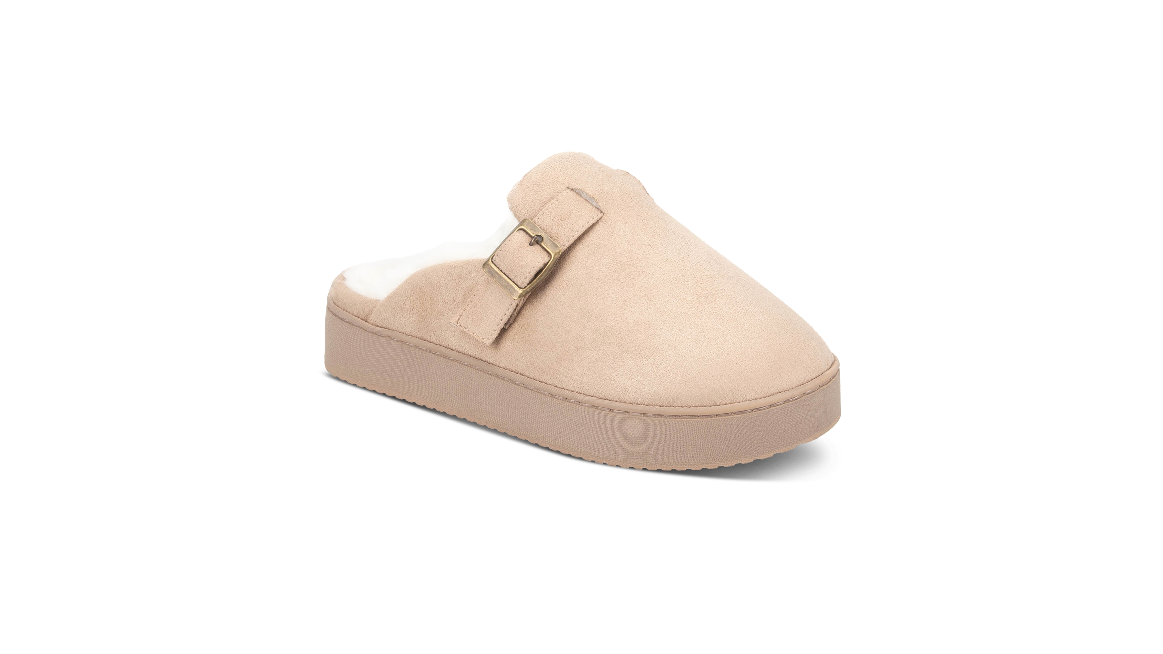 Jessica Simpson Microsuede Platform Clog Slippers