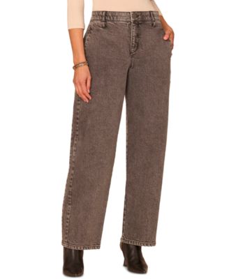 Petite Absolution High-Waist Barrel-Leg Jeans