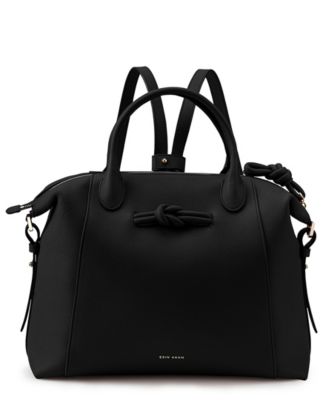 Wimbledon Laptop Convertible Leather Tote Backpack Messenger