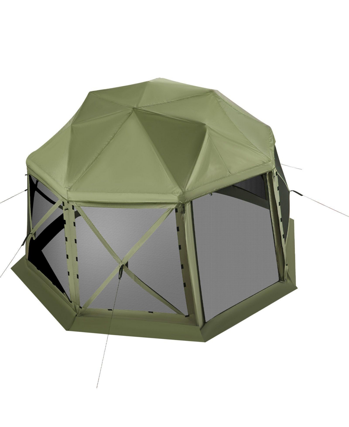 Sevorley Outdoor Canopy Shelter, Carry Bag, Pop-Up Setup, 10-12 Person, 13 x 13 ft for Camping, Travel and Outdoor Activities