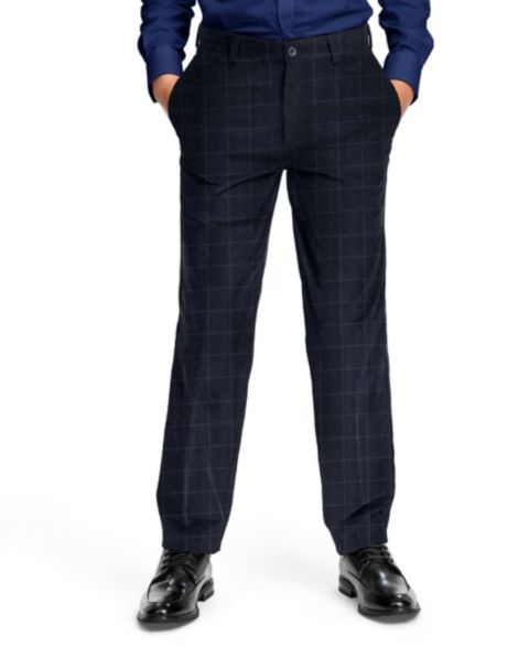 Детские классические брюки Michael Kors в клетку Windowpane, 8-20, цвет: Тёмно-синий