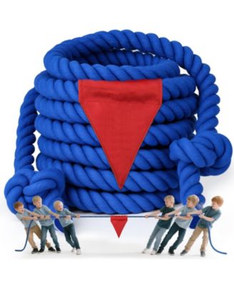 Tug Of War Rope For Adult With Flag