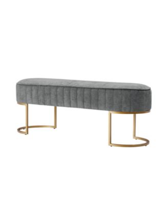 Ferdinand 46" Width  Channel-Tufted Upholstered Bench