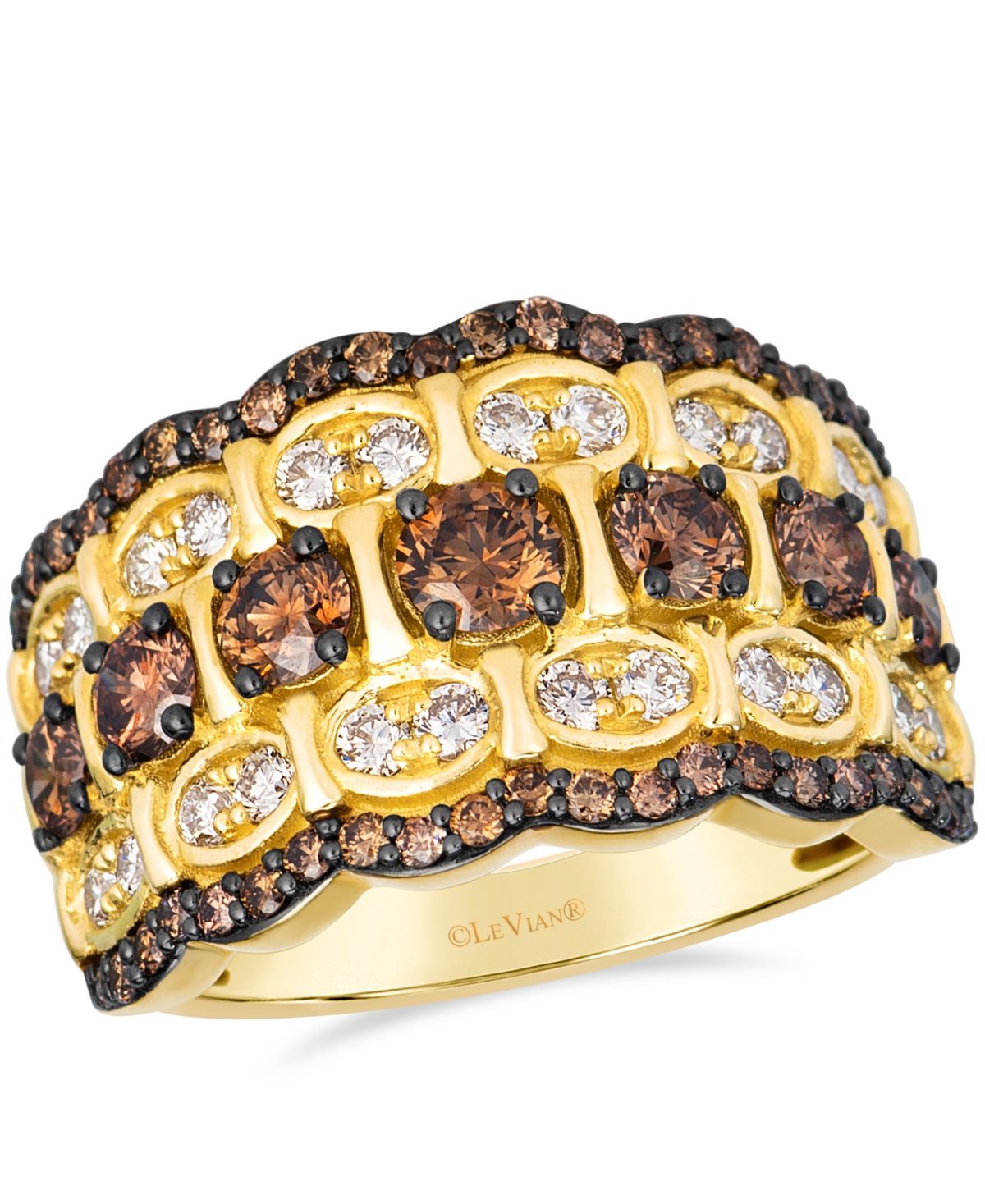 Le Vian Chocolate Diamond Ring (1.99 ct. t.w.) in 14k Yellow Gold