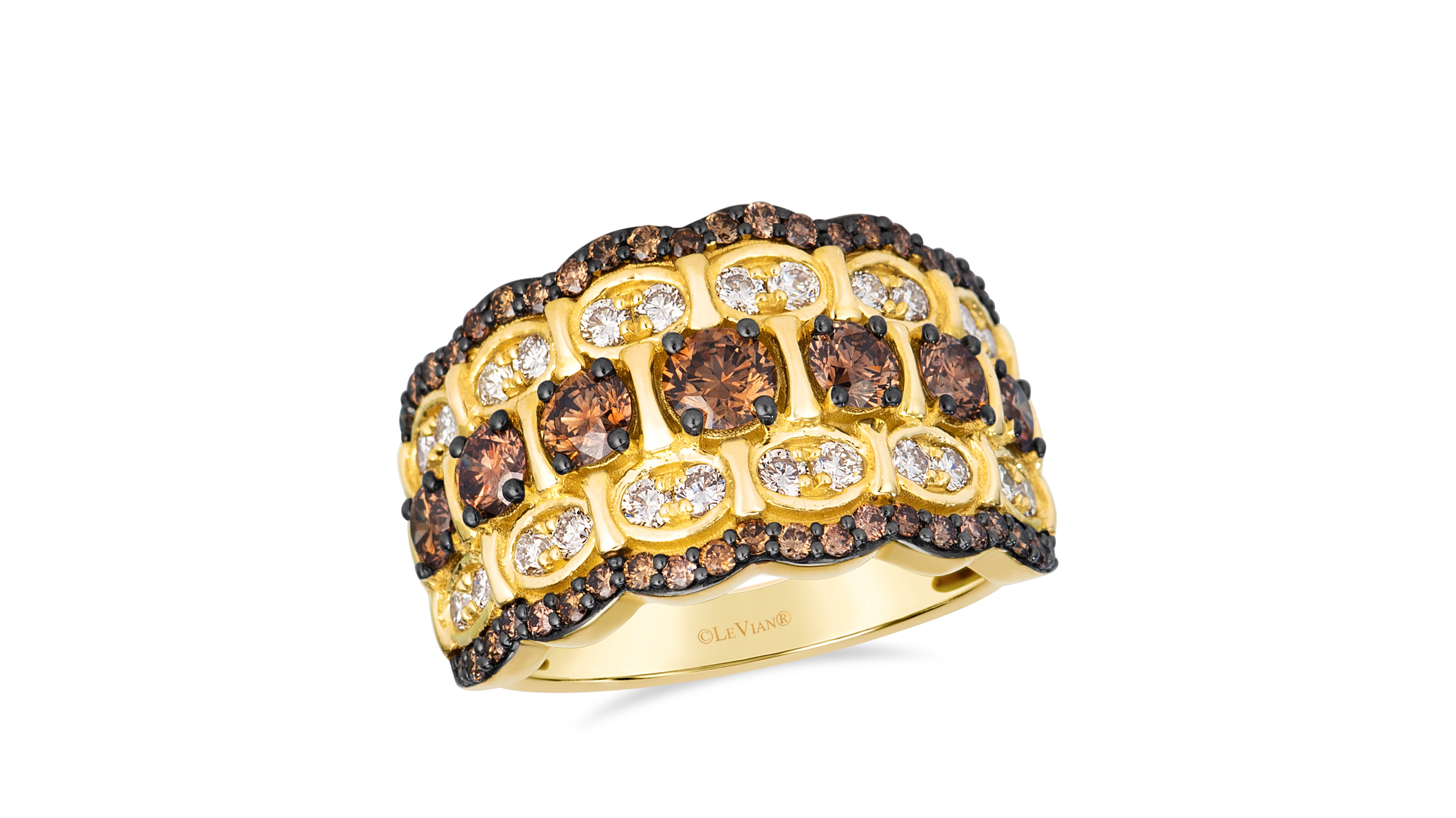 Le Vian Chocolate Diamond Ring (1.99 ct. t.w.) in 14k Yellow Gold