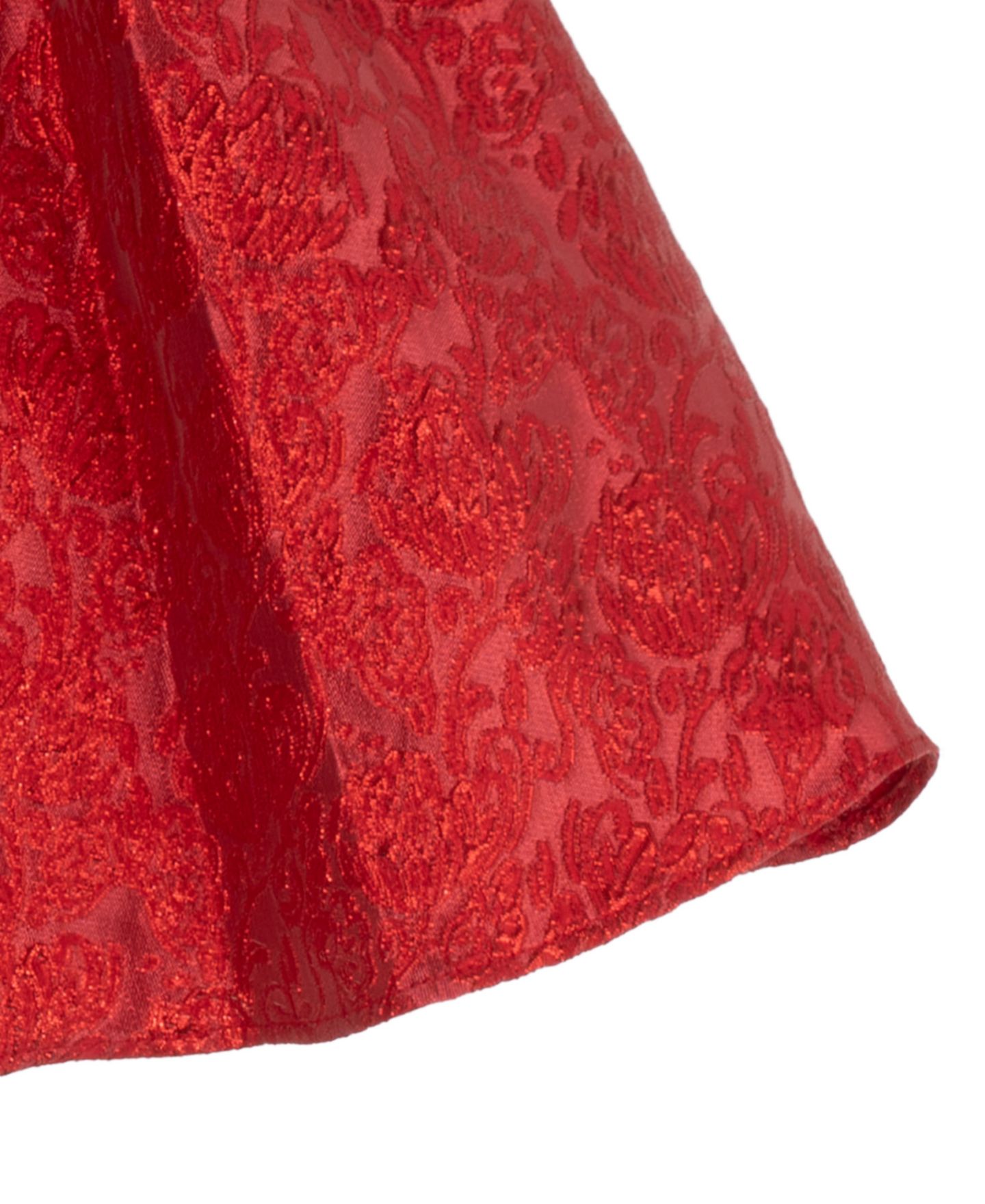 Платье Rare Editions Brocade 3D Flower Dress для девочек-малышей, цвет: Красный — фото 4