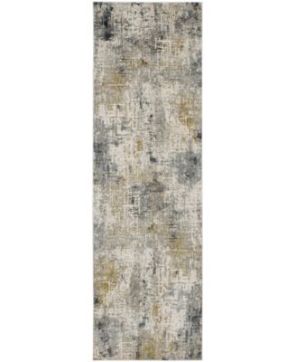 Tryst Marseille Gray 2'6 x 8' Runner Area Rug