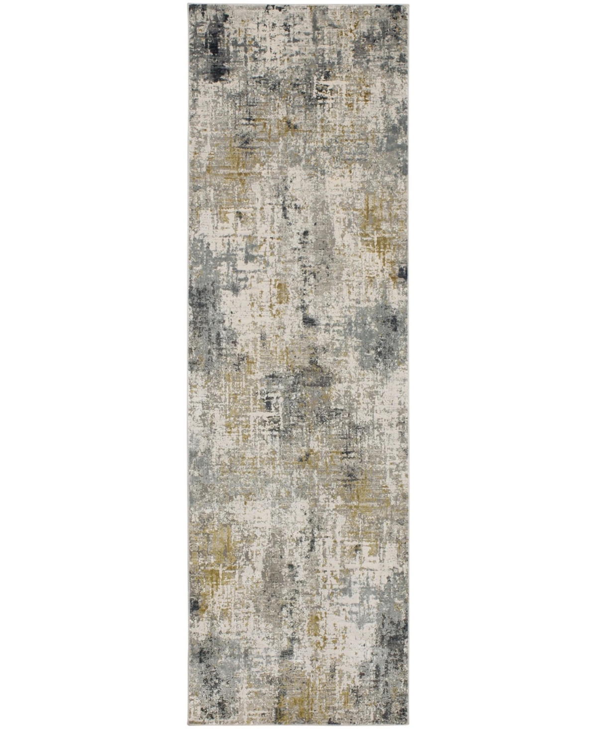 Karastan Tryst Marseille Gray 2'6 x 8' Runner Area Rug