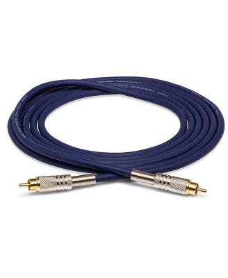 DRA-500 Series S/PDIF Spring Strain Relief RCA Male to RCA Male Cable, 6.6 ft.