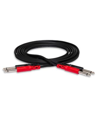 Unbalanced Dual 1/4" Phone Male Cable 3.3 ft.