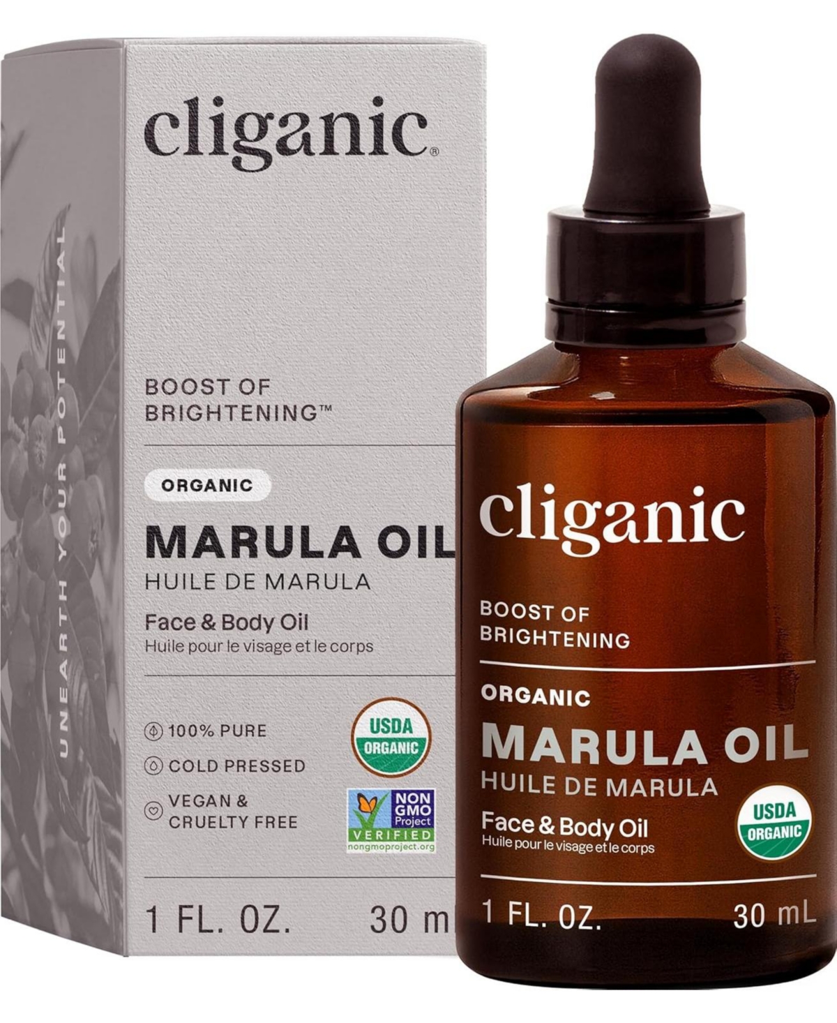 Cliganic Organic Marula Oil