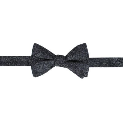 Men's Esteban Scrolling Vines Tone-on-Tone Silk Bow Tie
