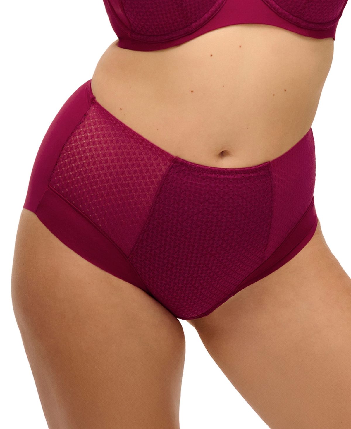 Fantasie Women's Evolution Comfort High Waist Brief Panty in Ruby | Size: Medium | HerRoom.com