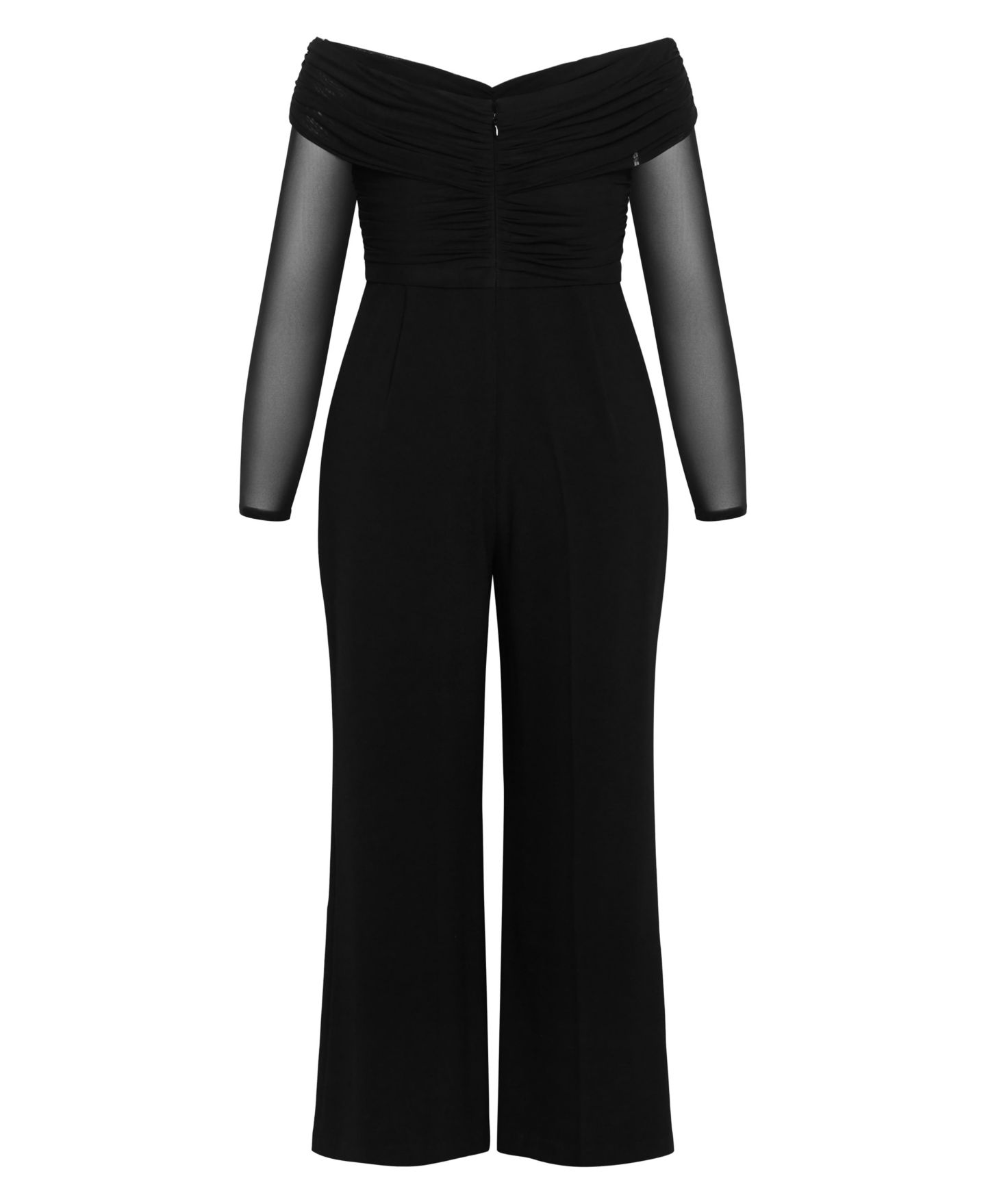 Женский комбинезон CITY CHIC Lana Off Shoulder Jumpsuit, цвет: Чёрный — фото 5