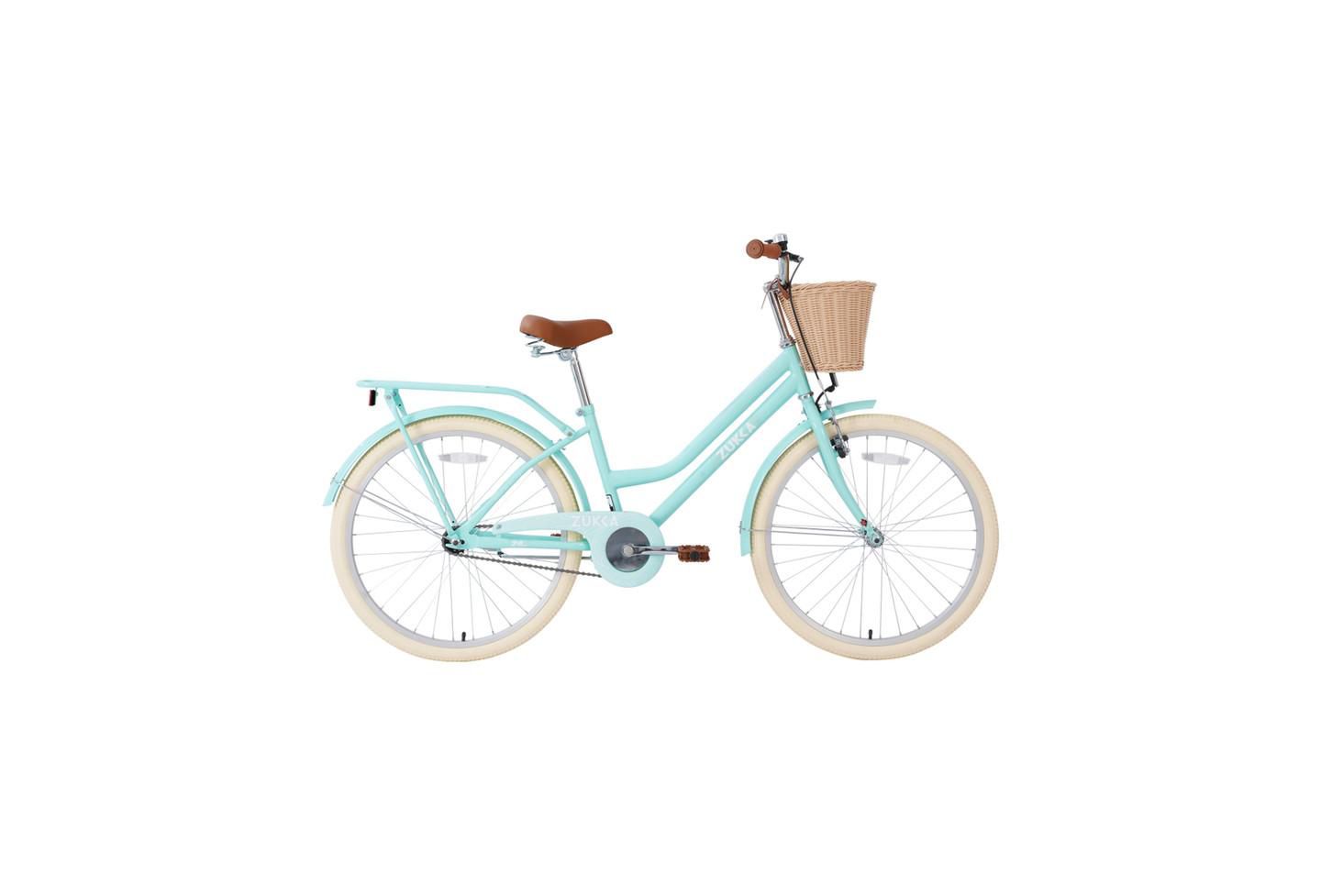 Детская игрушка YOBTOP 24-Inch Single-Speed Girls Bike with Front Basket and Rear Rack, Ages 14 & Up, цвет: Мятный зелёный — фото 6