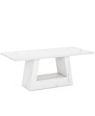 Marble Finish Kitchen Dining Table for Home Dining Area