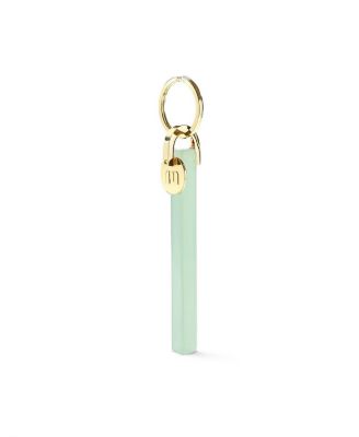 Handmade Gold-Tone Bar Keychain
