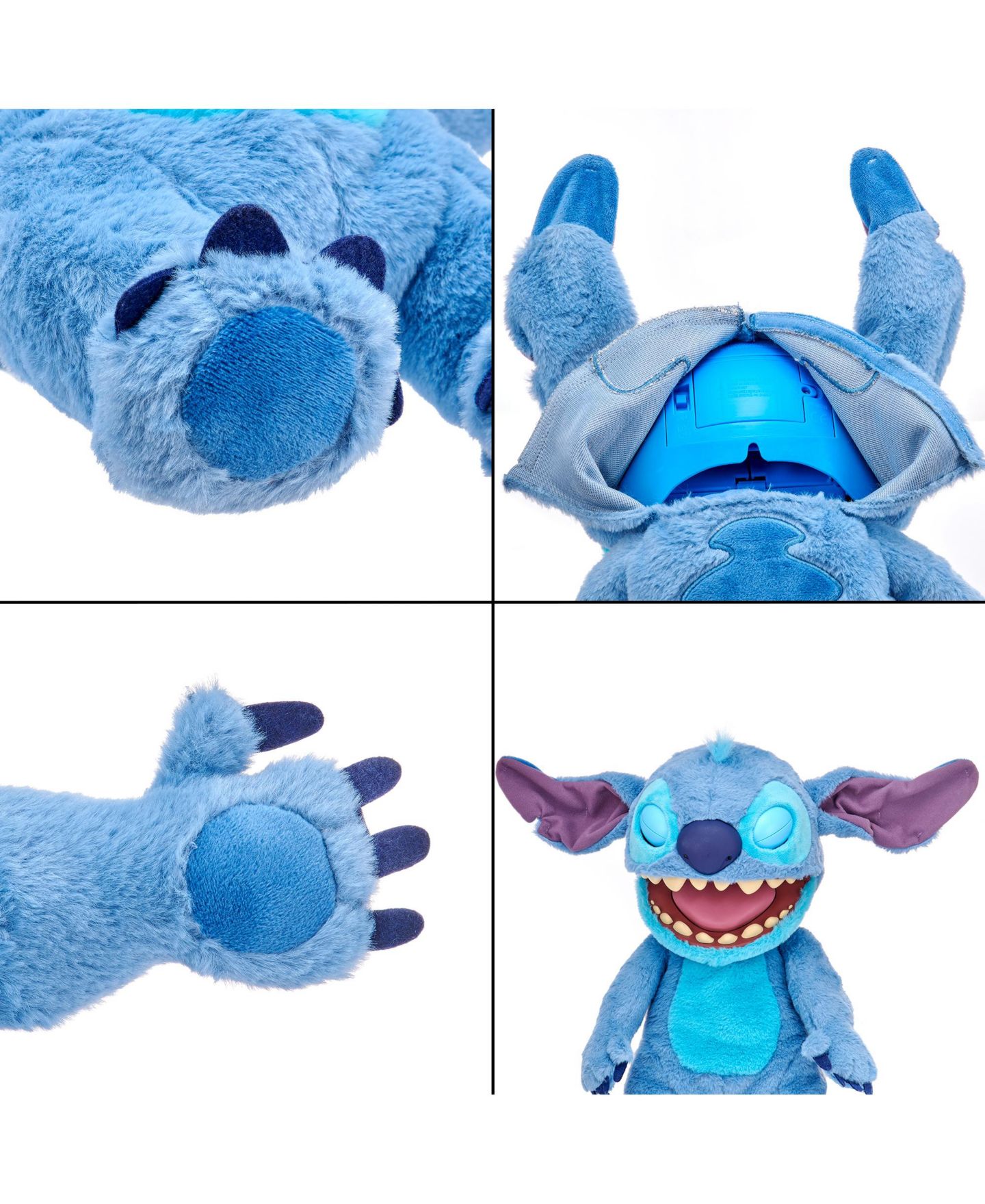 Детская мягкая игрушка WOW! STUFF Stitch 18" Interactive Puppetronic Plush, цвет: Синий — фото 7