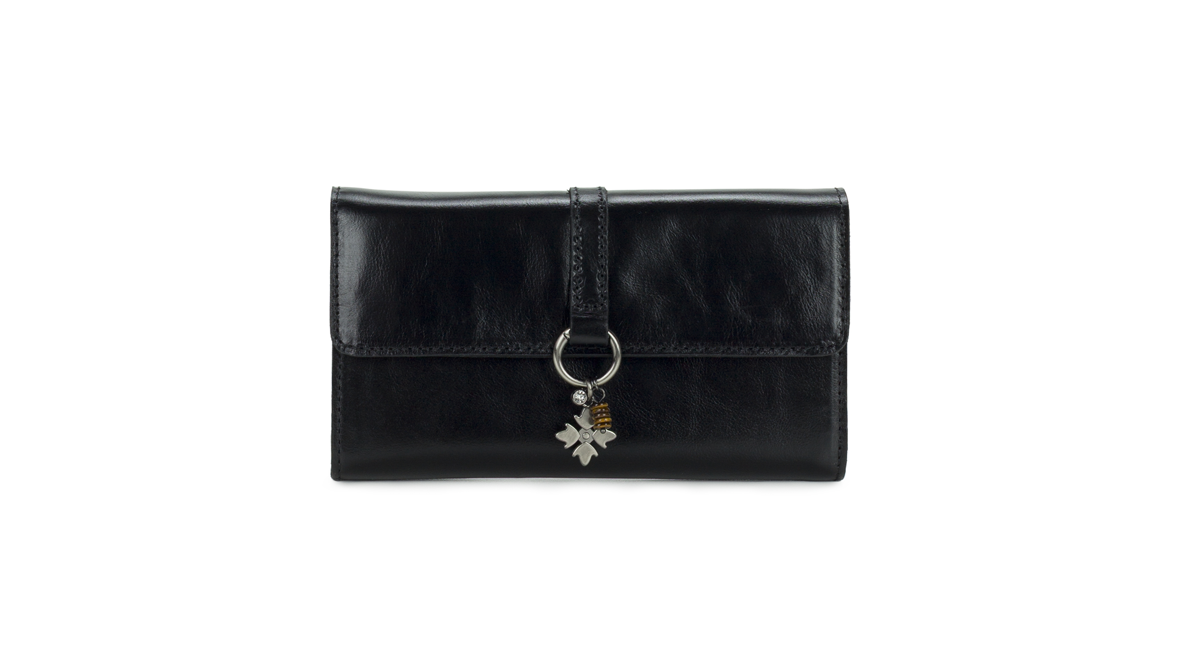Patricia Nash Lottie Boxed Full Grain Leather Trifold Wallet