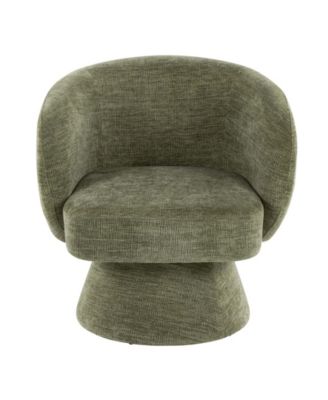 Fran 30.5" Upholstered Contemporary Swivel Accent Chair