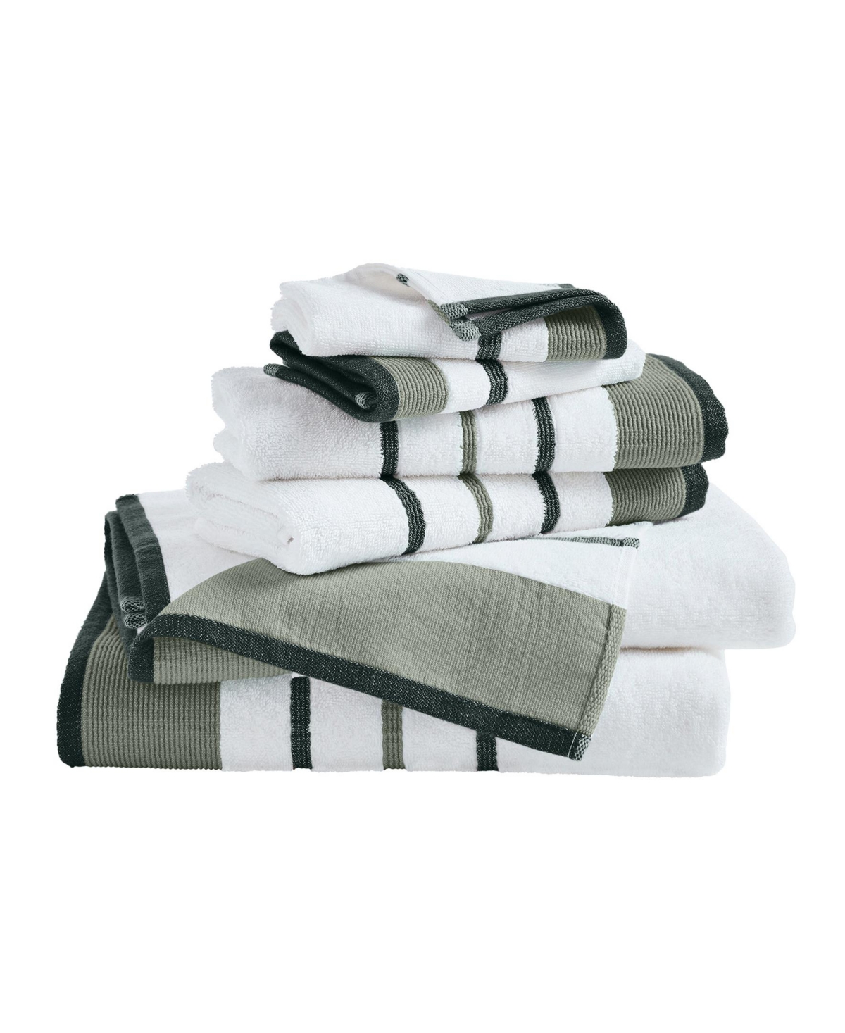 Linery & Co. Luxurious Cotton Decorative 6-Piece Bath Towel Set