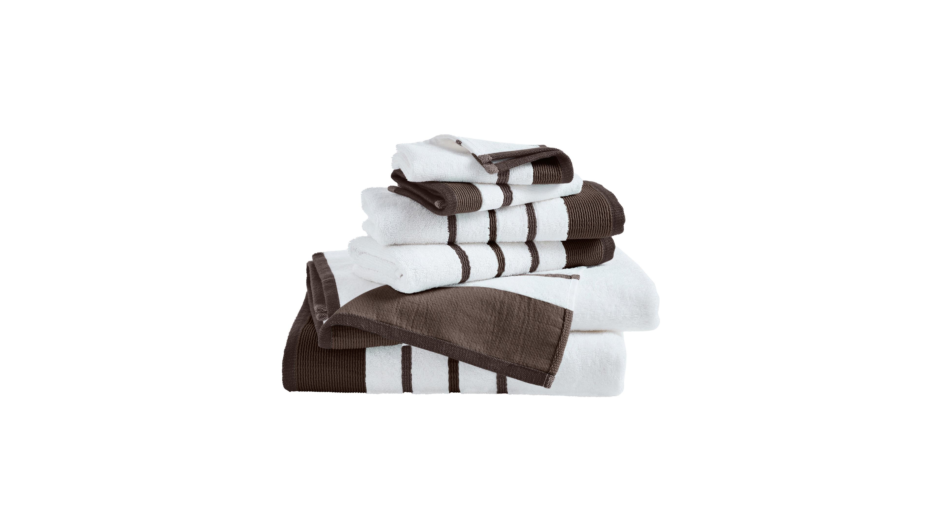 Linery & Co. Luxurious Cotton Decorative 6-Piece Bath Towel Set