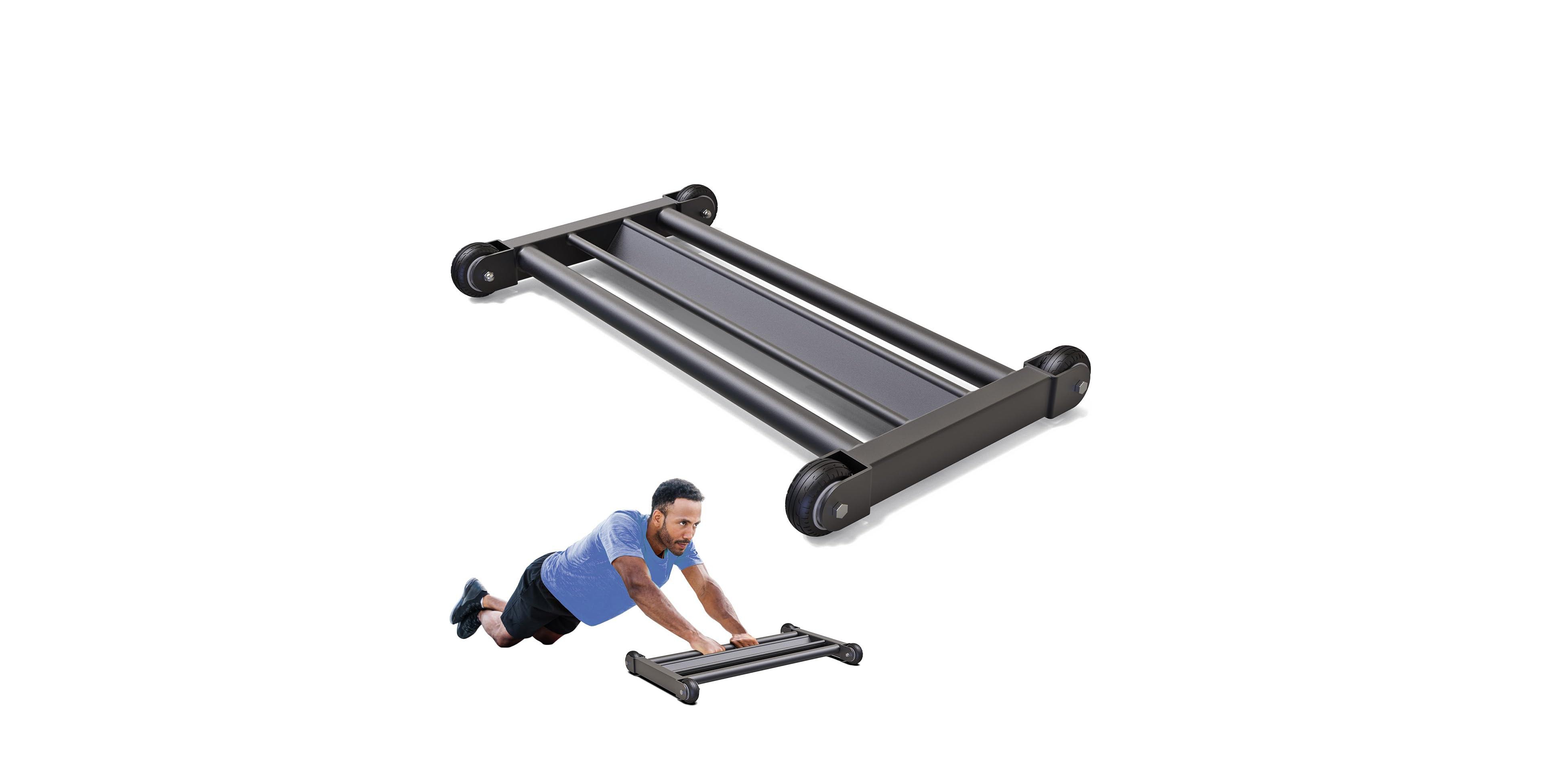 Sportneer Glute Ham Glider Roller V Bar Smooth Stable Workout Equipment