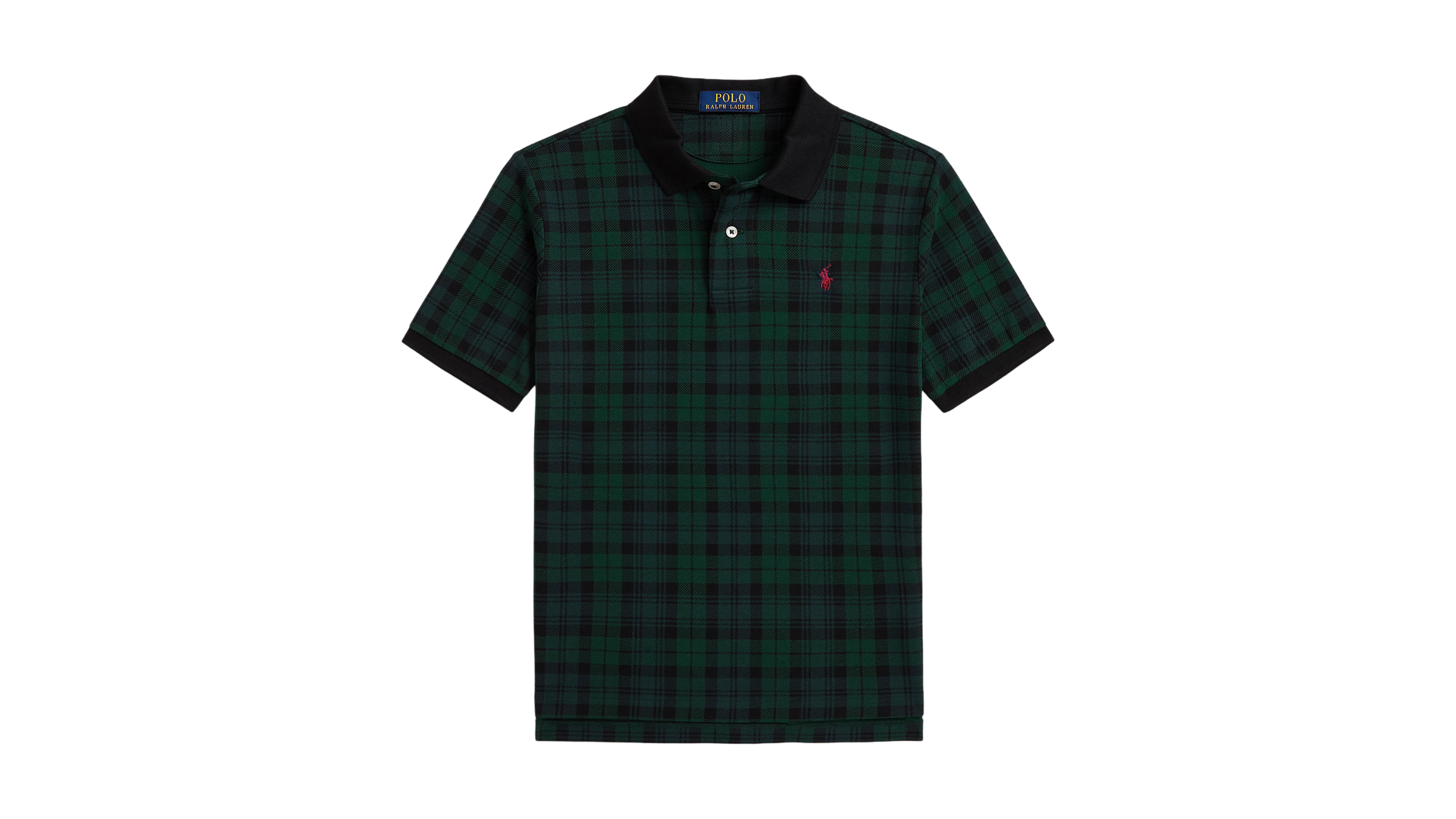 Polo Ralph Lauren Boys' 8-20 Plaid Short-Sleeve Embroidered Shirt
