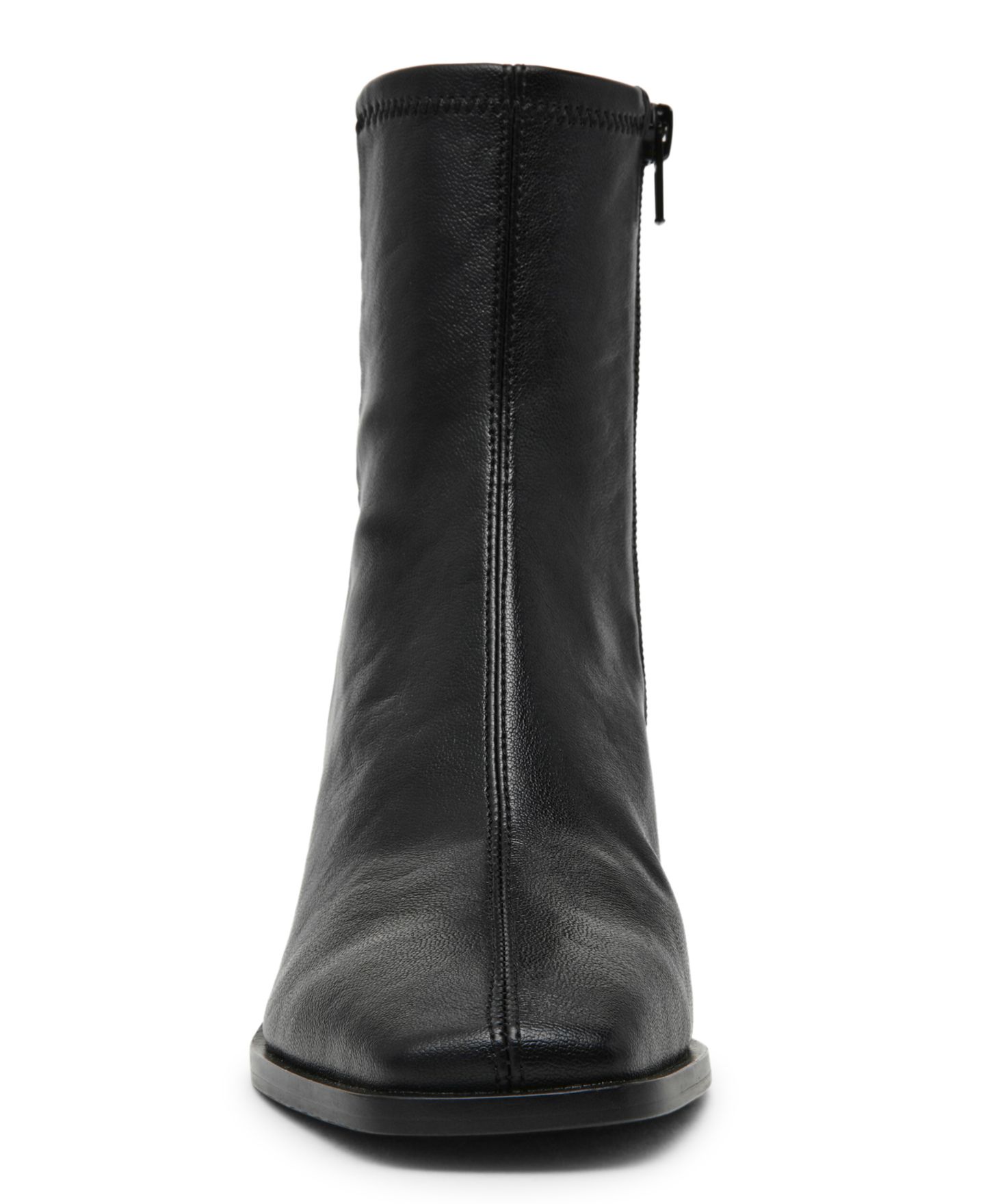 Женские носки Steve Madden Eralyn Block Heel Square Toe Sock Booties, цвет: Чёрный — фото 6