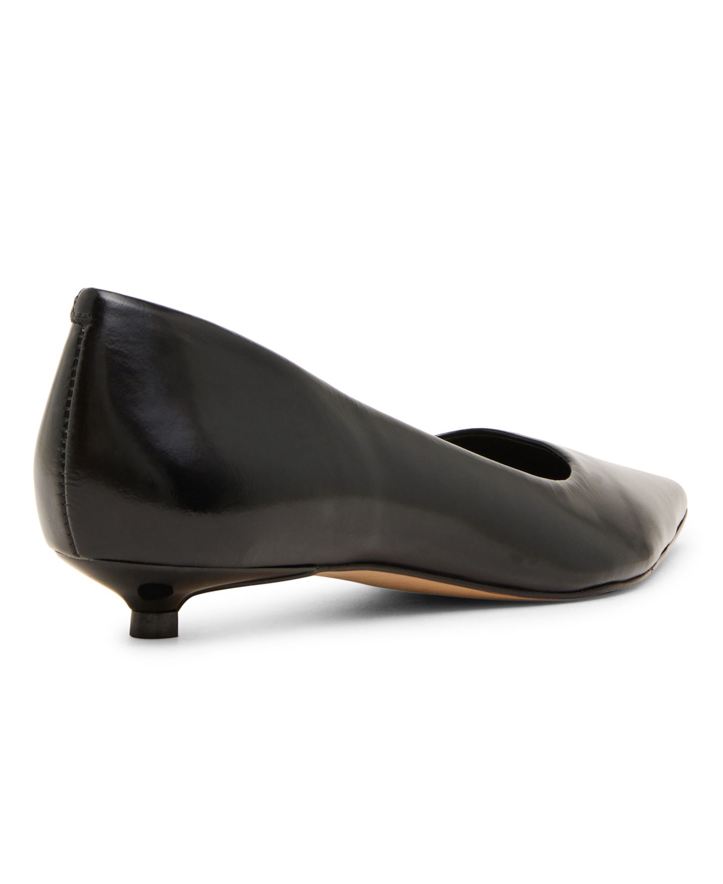 Женские кожаные лодочки Steve Madden Ardyn с острым носком и каблуком-рюмкой, цвет: Чёрный — фото 6