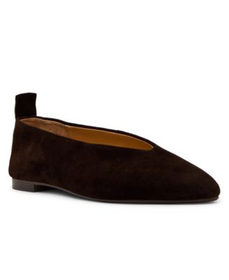 Women's Swanky High-Vamp Almond Toe Flats