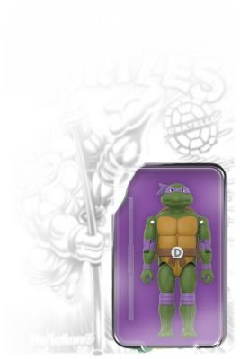 Teenage Mutant Ninja Turtles Donatello ReAction+ Action Figure, 14+