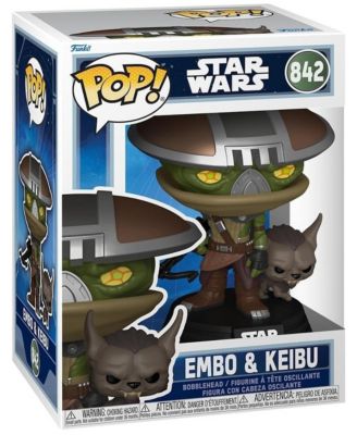 Pop! Star Wars Embo & Keibu 3.5" x 4.5" 2-Piece Action Figures, Ages 3+