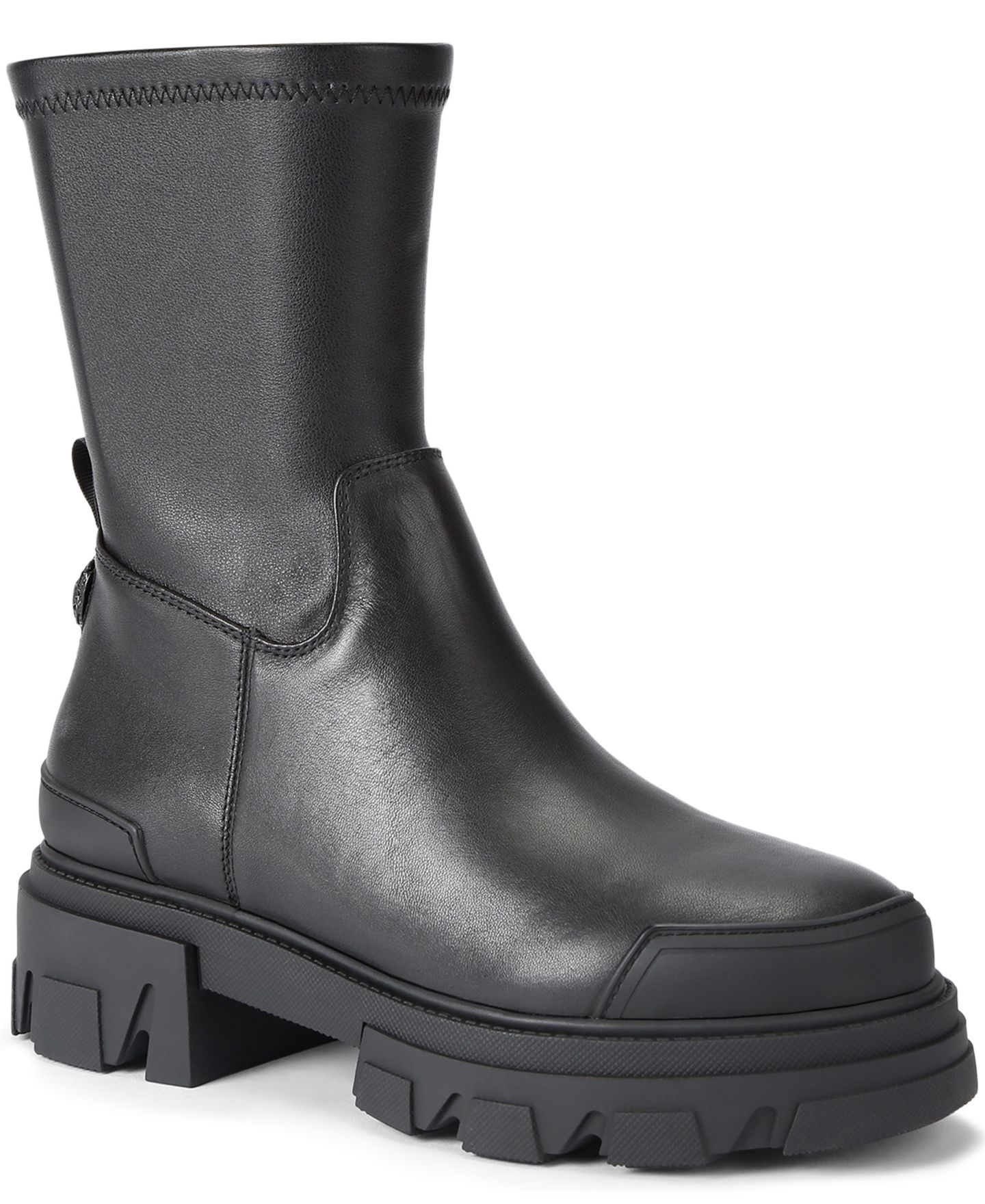 Женские ботинки Kurt Geiger London Stomp Sock Ankle, цвет: Чёрный — фото 1